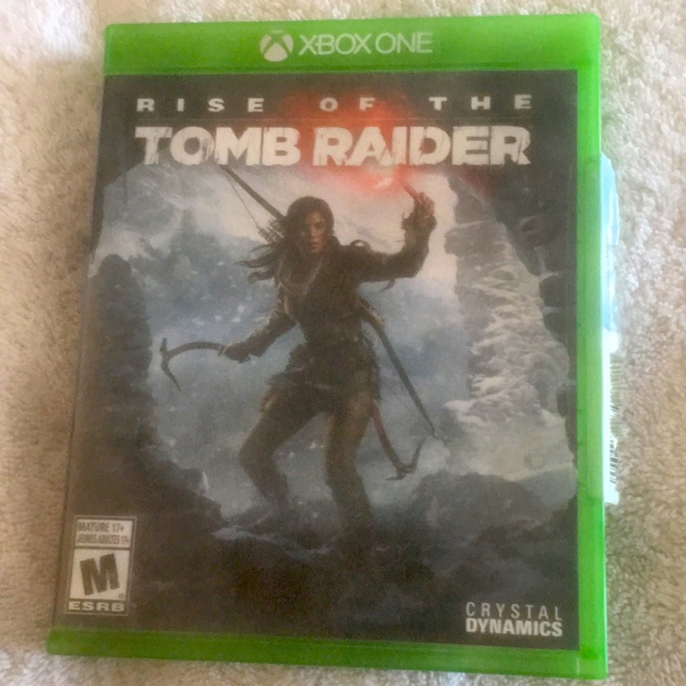 Rise of the Tomb Raider Xbox One 1 Player Action Adventure Video Game Disc